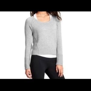 Athleta grey kinsley wool sweater